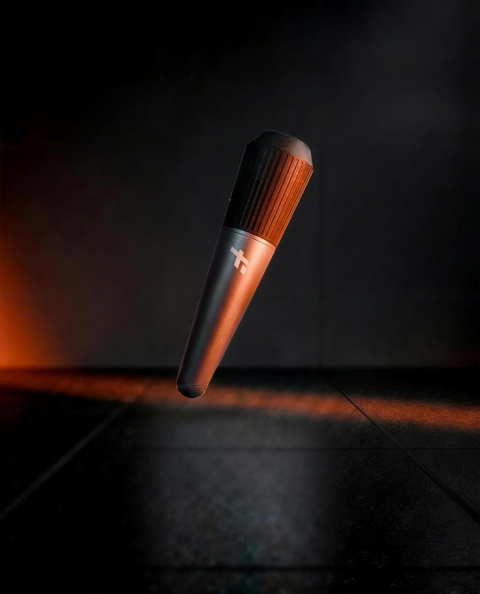 Focca precision recovery pen floating in a dark gym